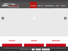 Tablet Screenshot of louis-automobile.de